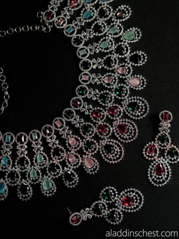 Bridal Elegance Necklace Set - Image 2